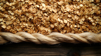 Oatmeal and Twine Still Life Photo