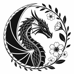 black dragon tattoo
