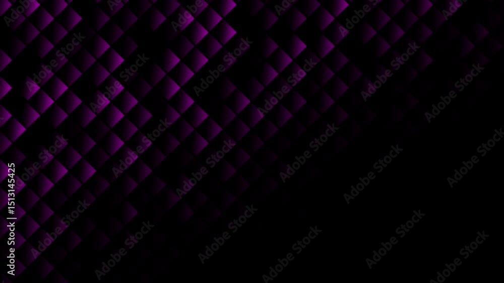 Poster pink color multiple faded squares with blank space modern design dark loop able geometrical backgrou