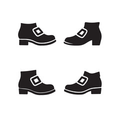Pilgrim Shoe Icons with Buckles for Traditional Attire