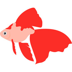 Fish Flat Illustration