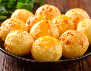 Traditional chipa, cheesy bread rolls, are presented warm, highlighting a popular and delicious local snack.