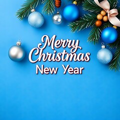 christmas card with christmas tree