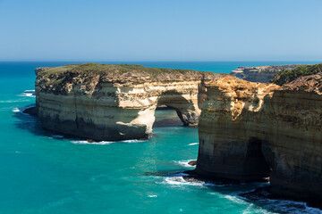 Obraz premium Loch Ard Gorge Limestone Formations on the Great Ocean Road, Port Campbell National Park, Victoria, Australia