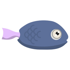Fish Flat Illustration
