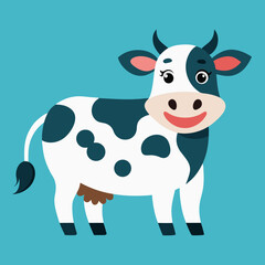 funny cow cartoon