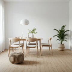modern living room with white furniture