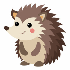 animal, cartoon, hedgehog, illustration, lion, vector, mammal, character, nature, wild, art, isolated, wildlife, cat, cute, funny, fun, pet, drawing, smile, baby, zoo, safari, dog, comic