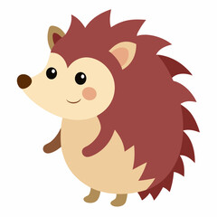 cartoon, animal, illustration, lion, vector, hedgehog, cat, mammal, character, pet, isolated, funny, art, cute, nature, dog, brown, fun, wild, drawing, wildlife, porcupine, comic, zoo, smile
