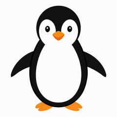 penguin on snow