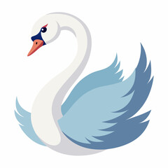 swan on water