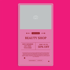 Skincare,Cosmetic, and Beauty Care Social Media Story Template