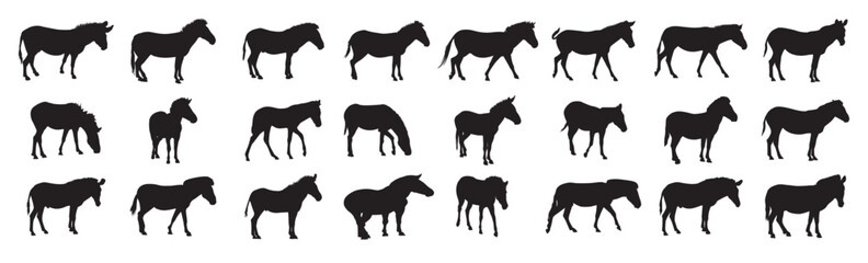 zebra animal silhouette template