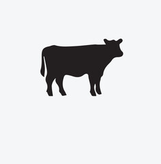 Black Cow  Vector....