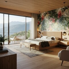 modern living room with white furniture