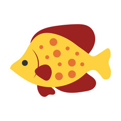 Fish Flat Illustration