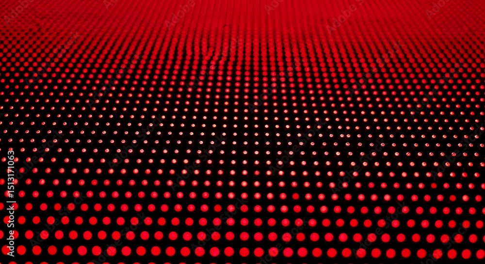 Aufkleber A red background with many small red dots