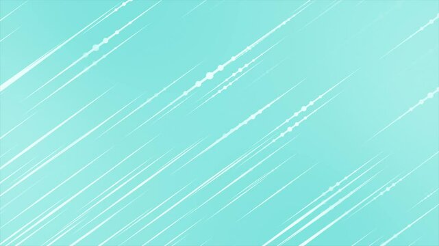 Cyan color simple and elegant diagonally moving parallel lines modern design geometrical background