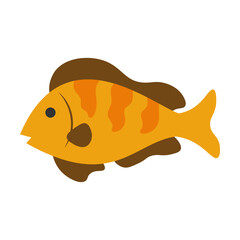 Fish Flat Illustration
