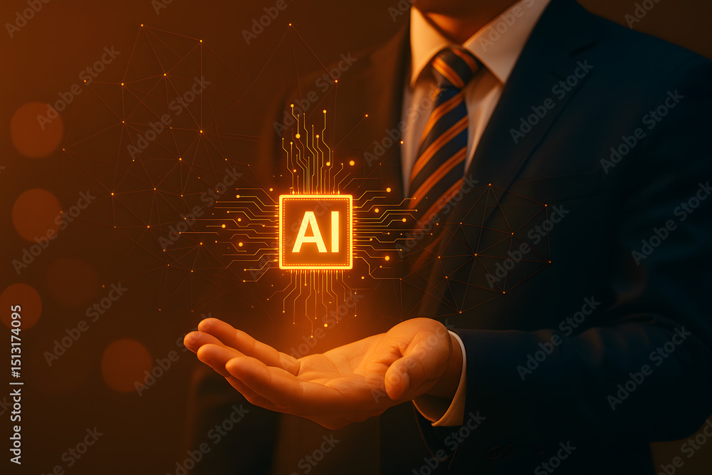 Poster artificial intelligence and digital transformation driving innovation and efficiency in business and