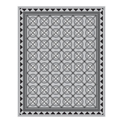 Obraz premium Art Nouveau Floral Seamless Pattern in Vintage Palette