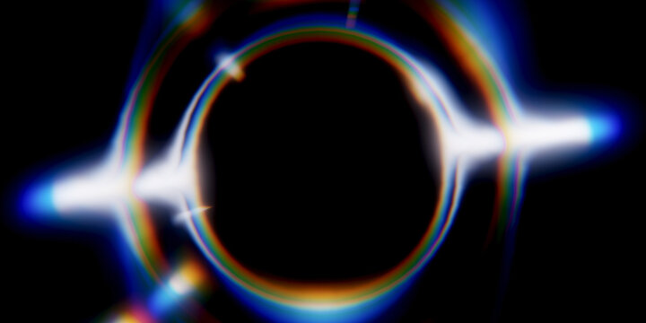 Chromatic Aberration Circle Light Effect