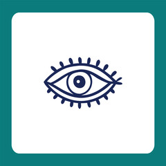 human eye vector illustration