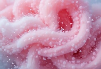 Abstract Pink Swirl Texture with Sparkling Dots Background