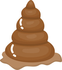Brown Seashell illustration