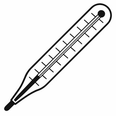 vector illustration of tharmameter 