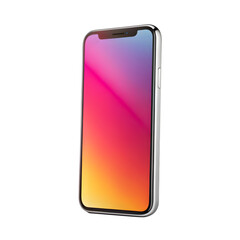 Phone isolated on transparent background 
