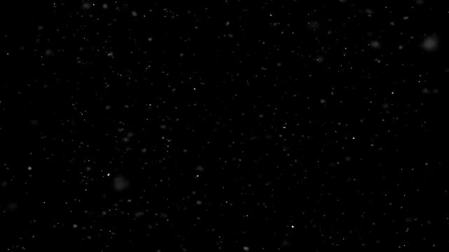 Realistic Floating Dust Particles Overlay. Full HD. 4K