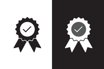 Award Medal Icon Vector illustrator, Logo Design. award ribbon rosette