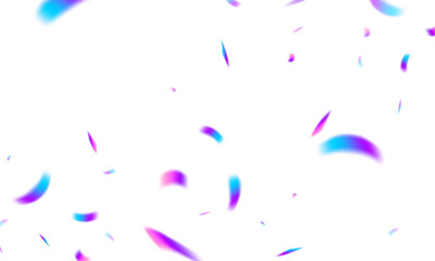 transparent confetti background colorful and beautiful Elegant sparkling light effect, vector illustration