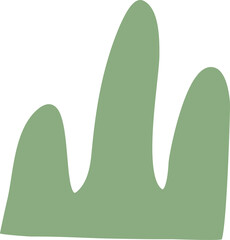 Leaves natural floral decoration