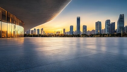 singapore skyline at sunset