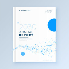 business style annual report catalog flyer design