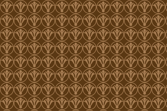 Classic and elegant brown pattern with a rich texture vibe—ideal for upscale vintage collections.