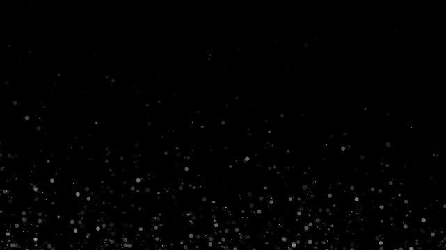 Realistic Floating Dust Particles Overlay. Full HD. 4K