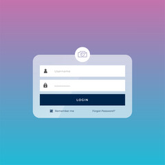 modern web login checkbox template for contact information