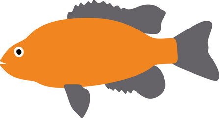 Fish Flat Illustration