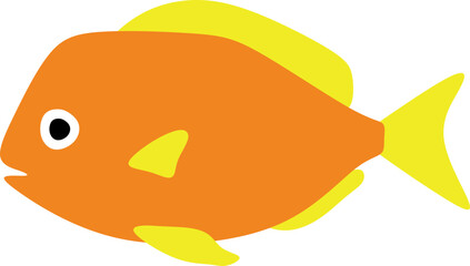Fish Flat Illustration