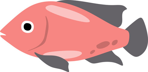Fish Flat Illustration