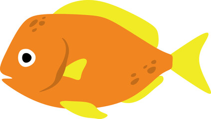 Fish Flat Illustration