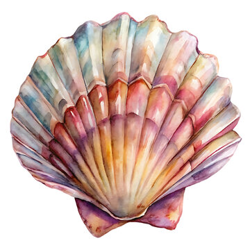  Seashell &ndash; Natural Beach Shell Isolated on Transparent Background.png