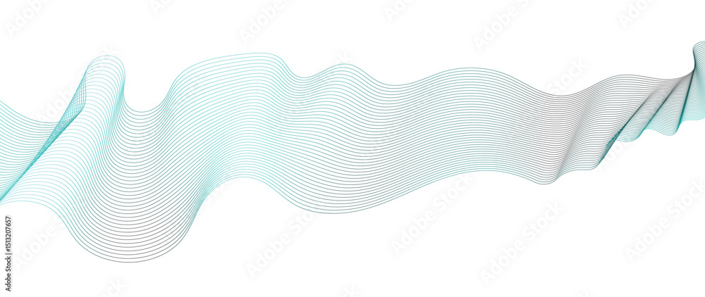Poster abstract blue background with waves. blue line wave background. blue minimal round lines abstract ba