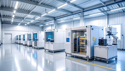 Automated Robotic Loaders Transferring Medical Supplies in a Sterile Industrial Facility