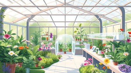 Plant, Botanic, and Floral Research Facility in Bio Research Center