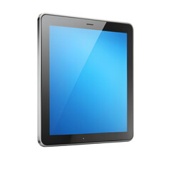 Tablet isolated on transparent background 