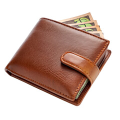 Wallet isolated on transparent background 